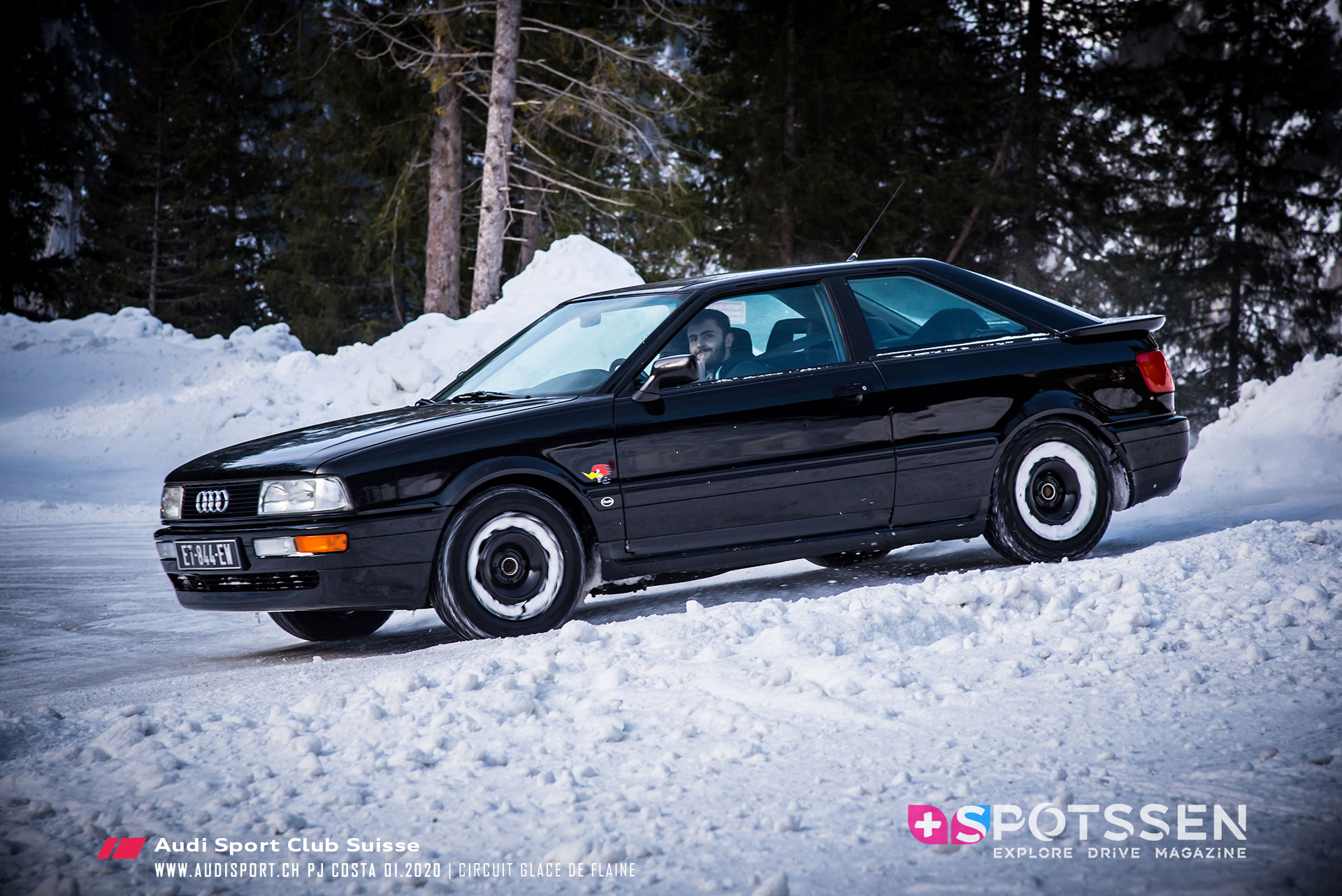 Sortie sur circuit glace à Flaine, 2020